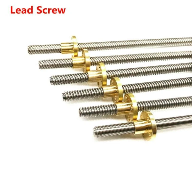 PRECISION 8MM THREADED Rod Lead Screw for Stepper Motor - 3D Printer ...