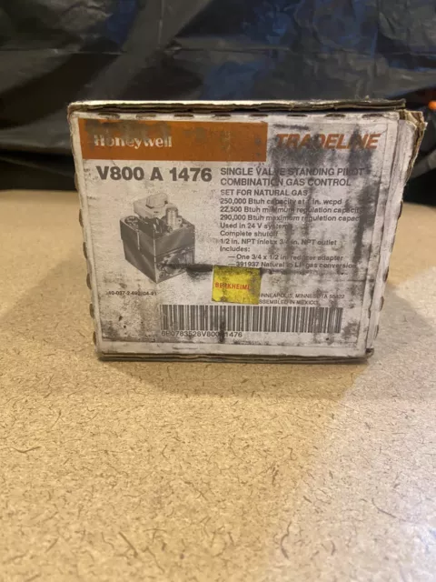Honeywell Tradeline V800A1476 Combination Gas Valve V800A 1476