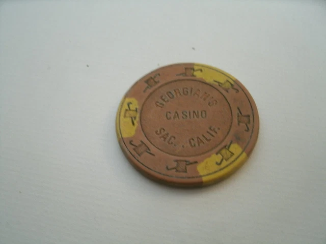 $1 Georgians Casino Chip Sacramento