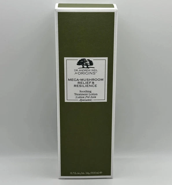 ORIGINS MEGA-MUSHROOM RELIEF & Resilience Soothing Treatment Lotion 6.7 ...