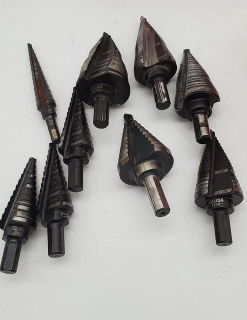 Milwaukee Lot of Step Bits, Mixed Conditions NO RETURNS