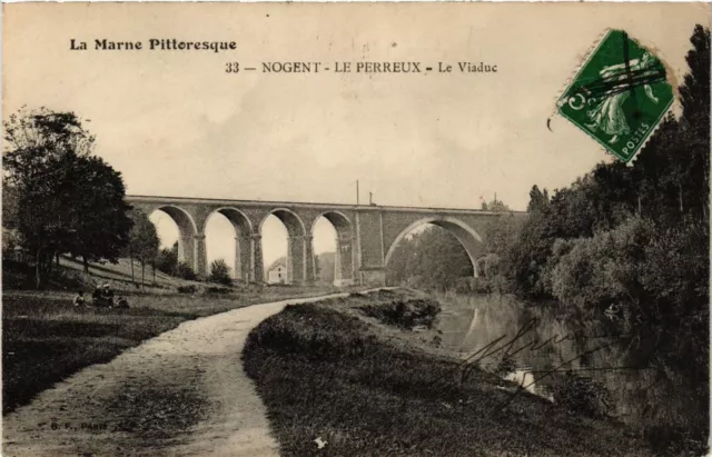 CPA AK La Marne Pittoresque - NOGENT - Le PERREUX - Le Viaduc (659414)