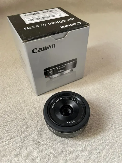 Canon EF 40mm f/2,8 STM Objectif - Noir
