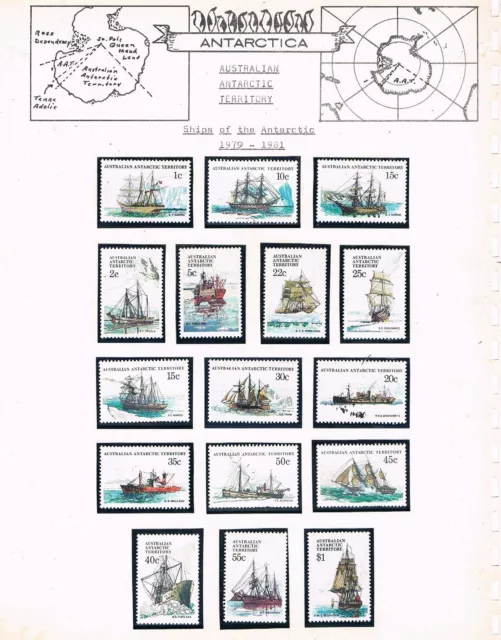 Australie Antarctique Terr 1979-81 " Visite Expédié " - Sc De L37-L52 [ Sg