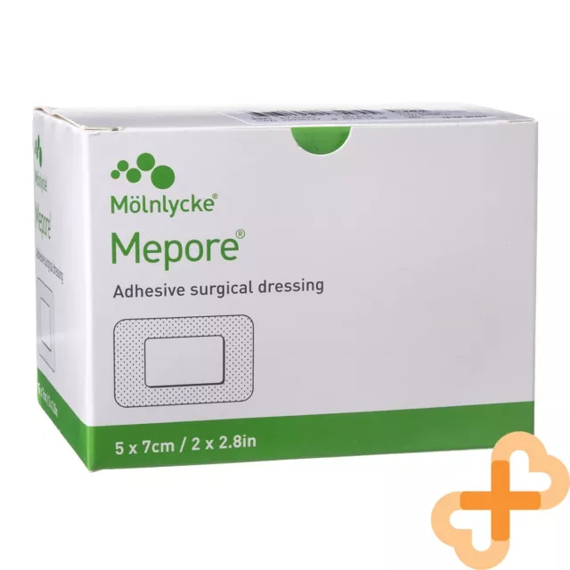 Mhc Mepore 5 x 7cm Adhésif Pansement Patch 60 Pièces Poste Chirurgie Bandage