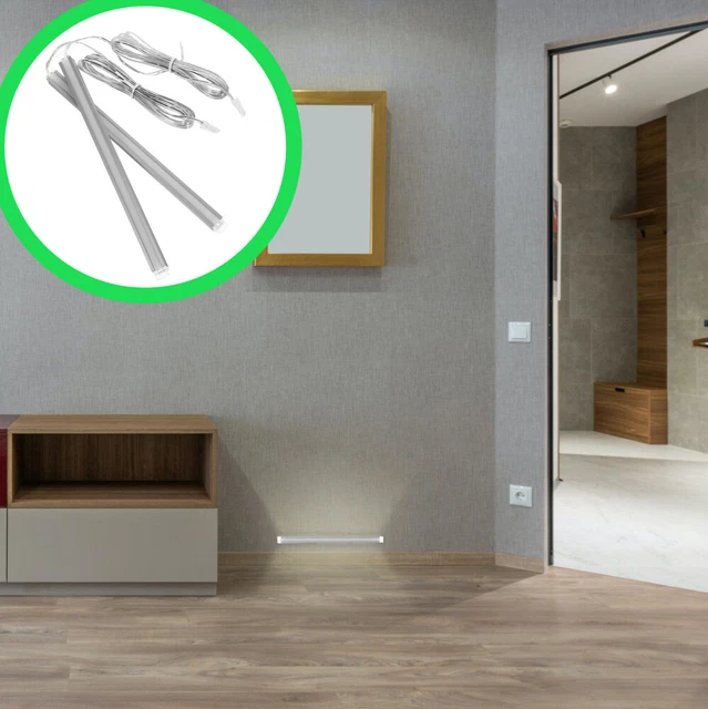 2 PCS SMALL Thin LED Under Counter Lighting Inductive Charging