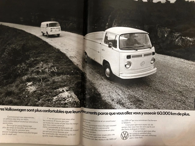 Vintage Advertising - Volkswagen Combi - December 1972