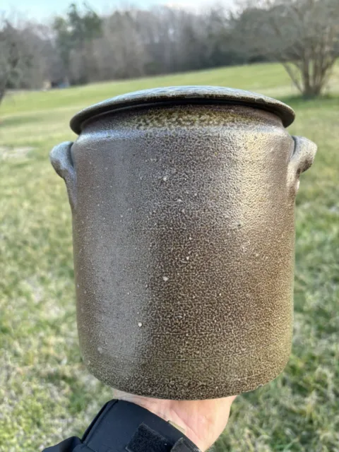 Antique 19th Century, Nicholas Fox Storage Jar, Rare North Carolina Pottery