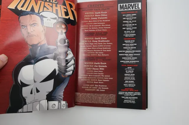 The Punisher Graphic Novel HC Vol 1 Garth Ennis Marvel Comics MCU VF+/NM 5