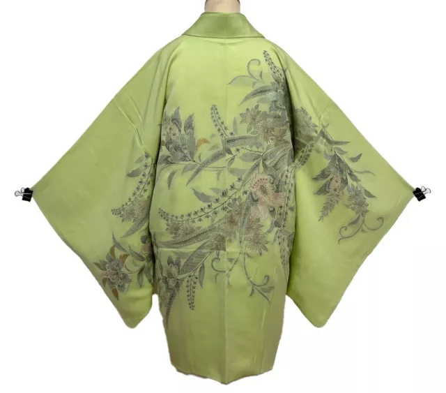 JAPANESE KIMONO SILK HAORI / 0.55kg /BUY 3 HAORI SHIPPING $33 /COMBINE LIMIT 2kg