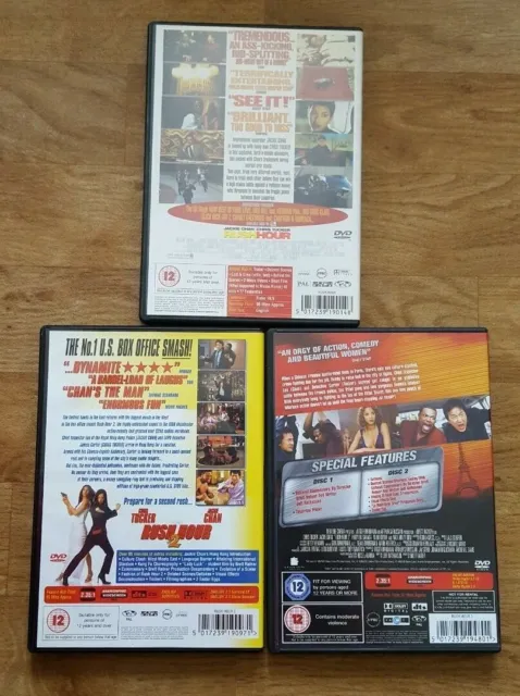 Rush Hour DVD Trilogy bundle - "Rush Hour", "Rush Hour 2", "Rush Hour 3" 2