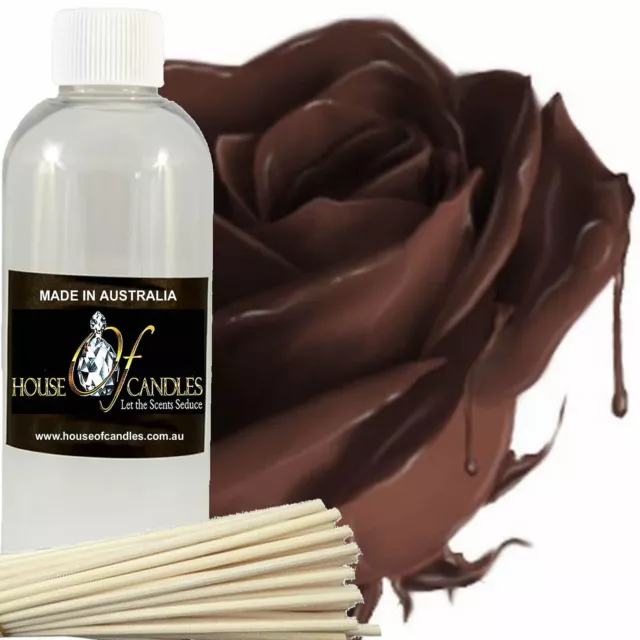Chocolate Roses Diffuser Fragrance Oil Refill Air Freshener & Reeds
