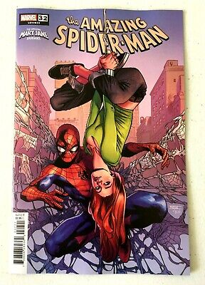AMAZING SPIDER MAN # 32 COMIC MARY JANE VARIANT COVER MARVEL 2019 Near Mint