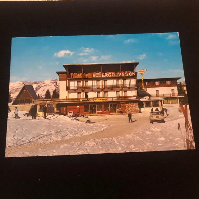 Cartolina Albergo Vason - Vason di Monte Bondone - viaggiata 1970-