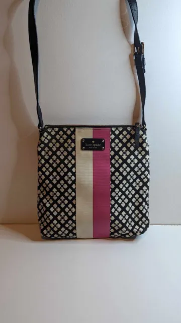 Kate Spade New York - Classic Victoria - Black Ivory Pink - Handbag Purse