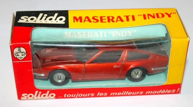 Modèle Réduit Solido Maserati Indy Verte échelle 1/43 - Fabriqué En France - Occasion