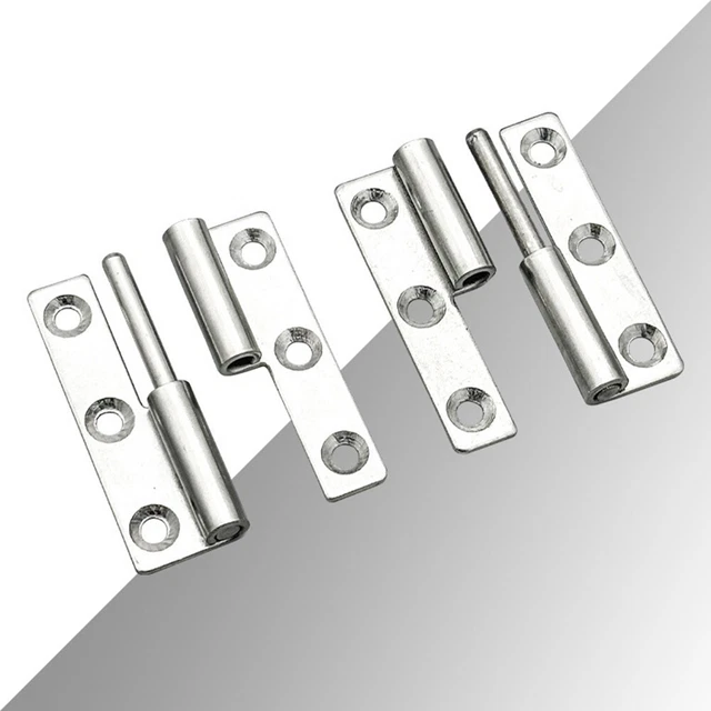 Charnière Amovible Inox Pour Porte De Salle De Bain – Argenté, Solide Et Anti-corrosion
