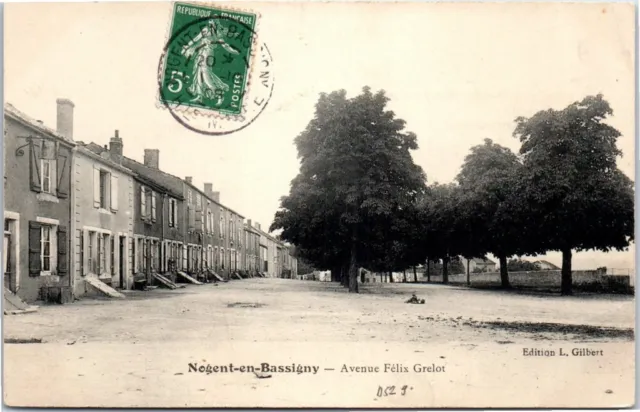 52 NOGENT EN BASSIGNY - l'avenue felix grelot.