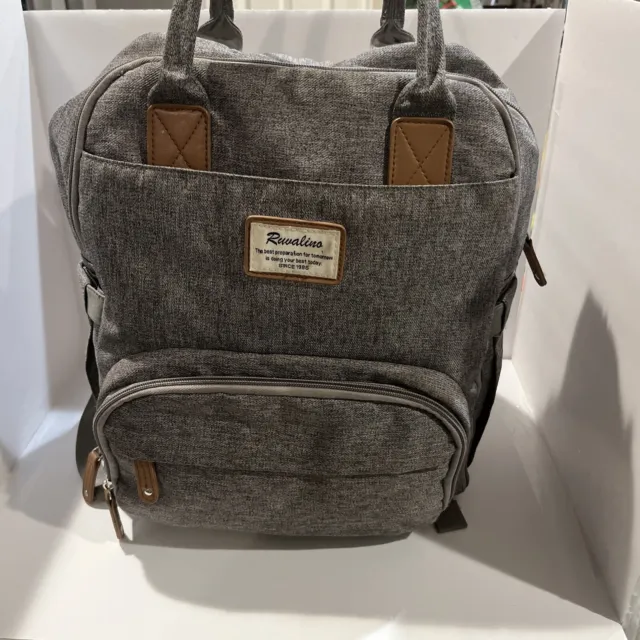 RUVALINO Diaper Bag Backpack, Multifunction Travel Backpack