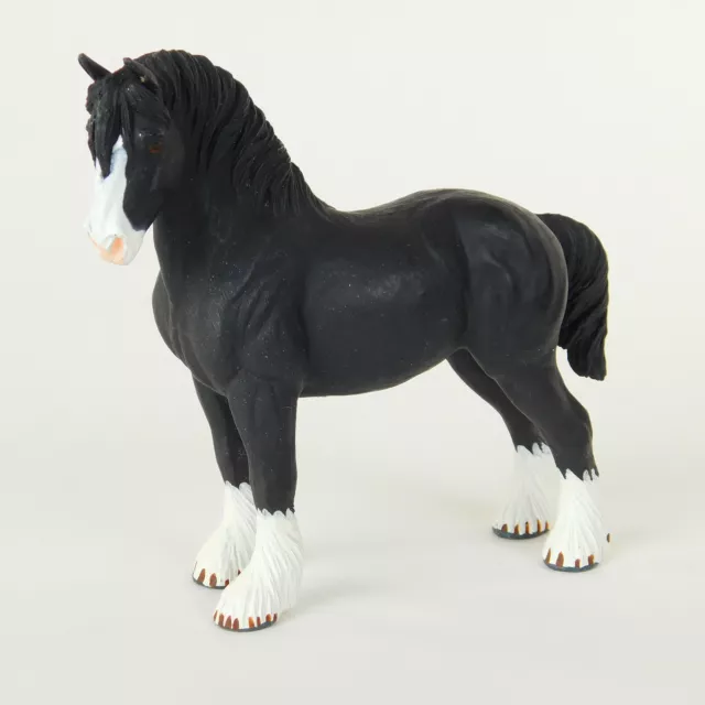 Horse Safari Ltd Black White Shire Stallion Winners Circle 2005 0316