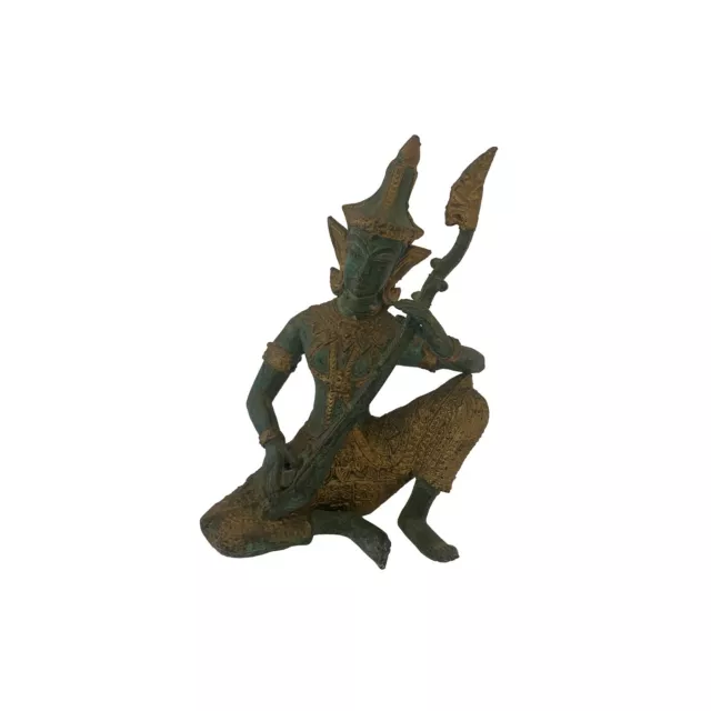 Brass Sculpture of Thai Prince Phra Aphai Mani-Thai bronze sculpture-Thai Prince
