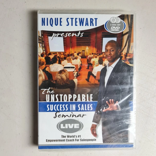 Nique Stewart The Unstoppable Success In Sales Seminar Live DVD NEW