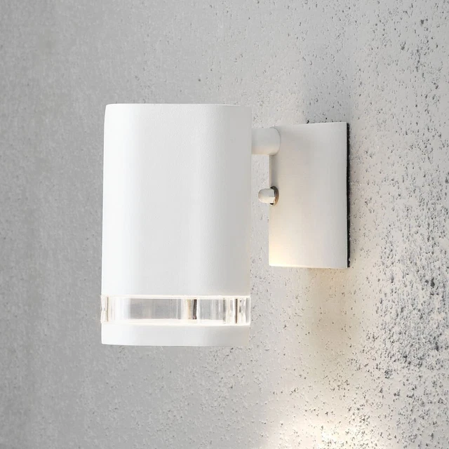 Lampada da parete RIDLEY nera e oro con lampadina LED GU10 bianco caldo