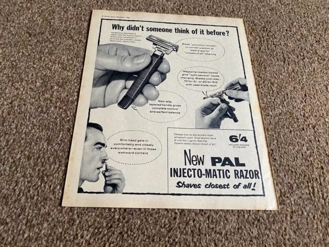 Wfbk15 World Sports Advert 10X8 Pal Injecto-Matic Razor