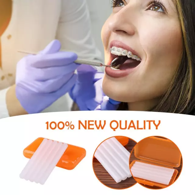 5pcs/Pack Dental Ortho Wax Scent Braces Bracket for Teeth Gum Irritation 3