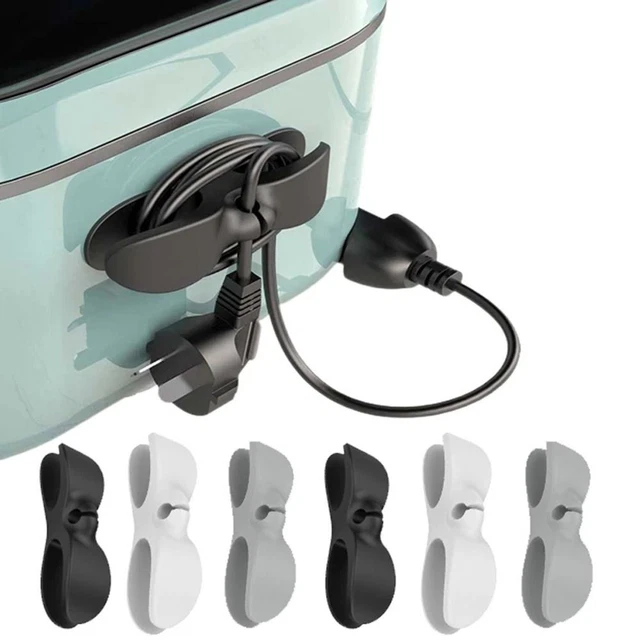Kitchen Appliances Cord Winder Organizer Wire Fixer Bobbin Winder Clips Holder