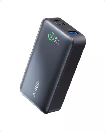 Anker Power Bank, 533 Bank (PowerCore 30W), IQ 3.0 Portable Black