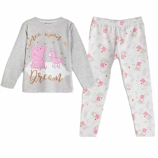 Set pigiami pigiami AVON Dream Ragazze Peppa Pig bambini manica lunga cotone 3-4 anni