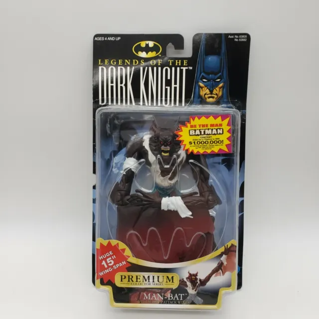 Kenner Legends Of The Dark Knight Man-Bat Action Figure Premium Col Series TH-1