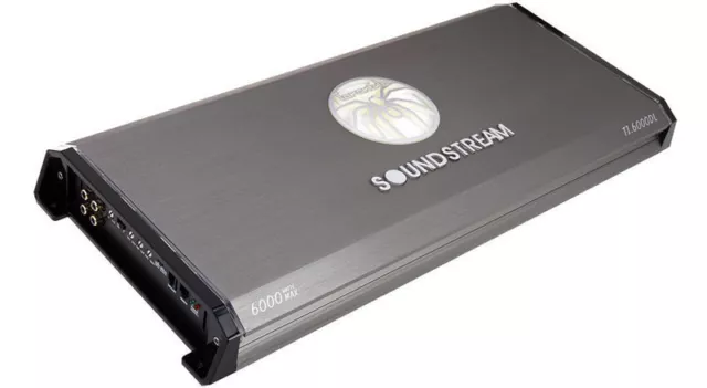 Soundstream T1.6000Dl 6000 Watt Mono Class D Car Amplifier Monoblock Sub Amp