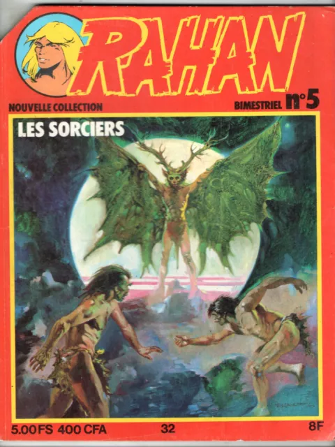 ¤ RAHAN n°5 ¤ LES SORCIERS ¤ 1978 VAILLANT