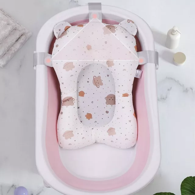 Infant Bathtub Pad Shower Support Mat Baby Bath Cushion Newborn Bath Seat