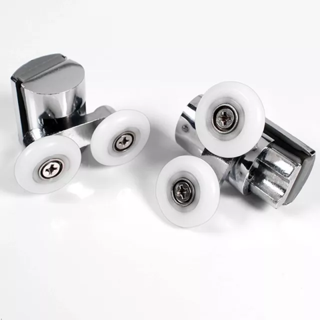 Durable Upper and Lower Wheels for Shower Doors Compatible with 4 8mm Glass