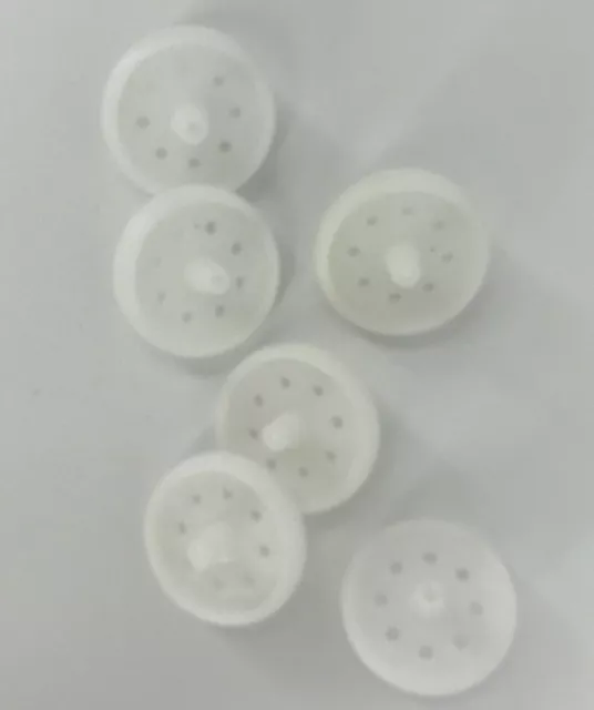 Evenflo Exersaucer Seat Base ROLLER WHEELS White 6pc Set Mega Replacement Parts