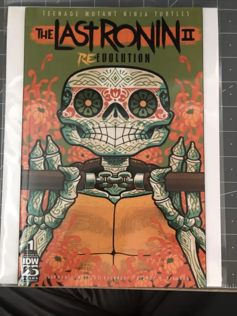 TMNT The Last Ronin II OVERSIZED NEW SERIES  “Day Of The Dead Mich.” J.Gonzo CVR