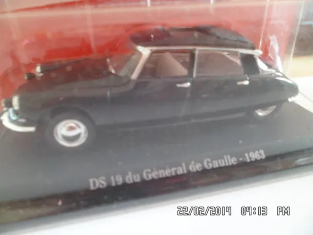 Citroen Ds 19 Du General De Gaulle 1963 1/43 E26