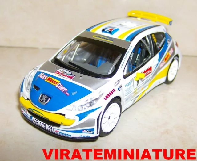 Peugeot 207 S2000 Rallye Alsace Vosges 2009 Guillaume Canivenq Ixo Altaya 1/43