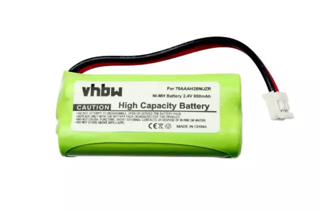 BATTERIE 800mAh 2.4V POUR DeTeWe BATT-6010 / BT184342 / BT284342