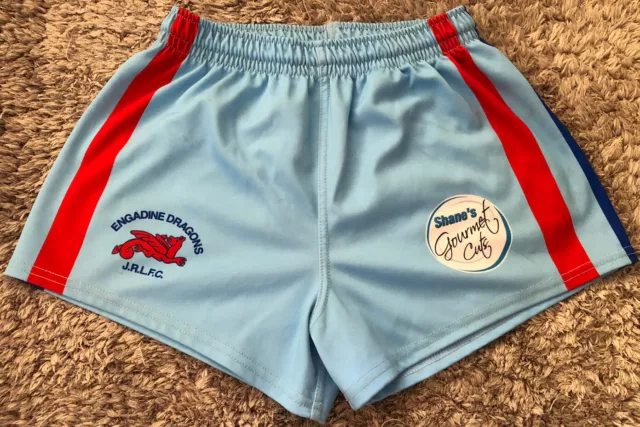 106 Engadine Dragons NSW Rugby League Players Footy Shorts ISC Australia Size XS