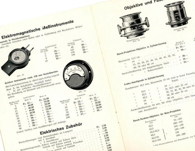 KATALOG No 37 über PROJEKTIONS-ZUBEHÖR Lampen Objektive Projektor von 1932 Y2547