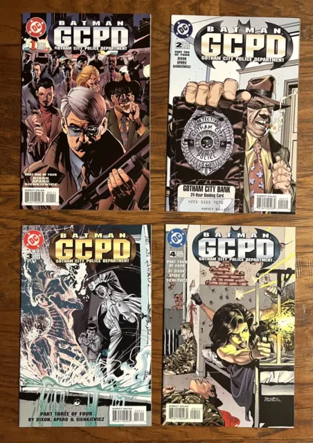 Batman GCPD #1-4 Complete Set 1996 DC Comics Chuck Dixon High Grade
