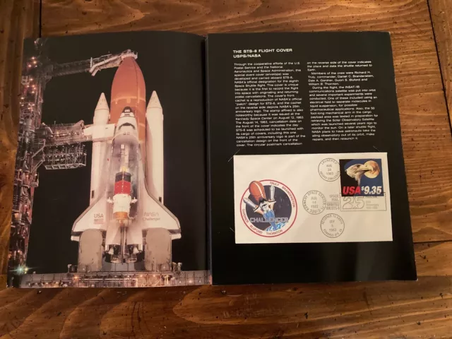 Nasa 25Th Anniversary Shuttle Challenger Sts-8 Flight Cover Usps/Nasa 1983