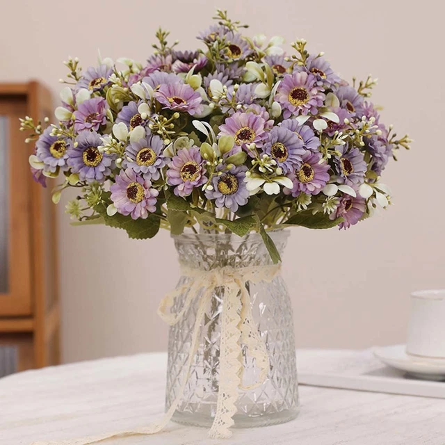 PAQUET DE 8 Fleurs Artificielles Fleurs de Pavot en Soie pour Bouquet de Dé6866 EUR 11,51 - FR