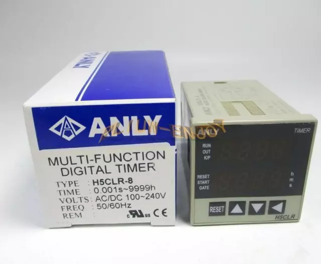 1PCS New ANLY Time Relay H5CLR-8 100-240V #WD6