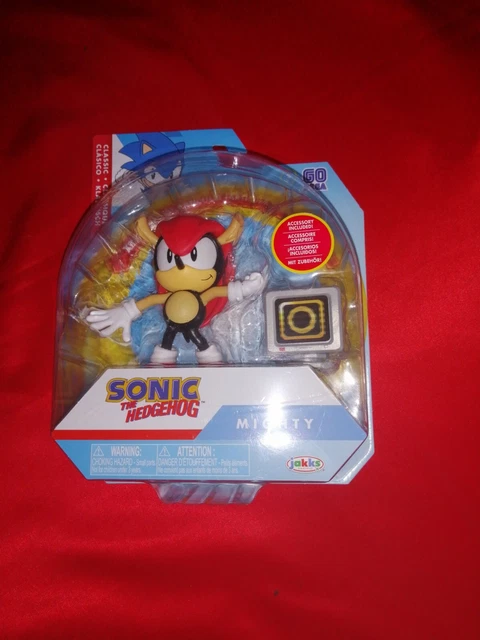 SONIC THE HEDGEHOG Mighty Sonic Articulated Figure Sega Go Jakks Pacfic ...