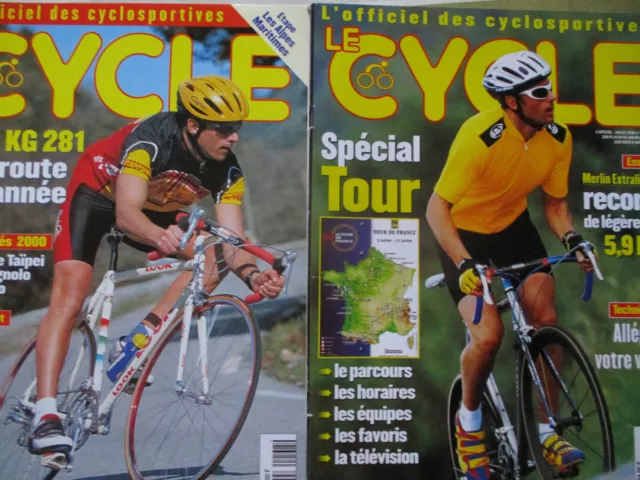 Lot 2 LE CYCLE /  Spécial TOUR de FRANCE 1999 ; devenez GRIMPEUR !